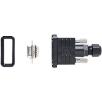 A-PLG-WPF9-IP67-01 Ответная часть 9-контактного разъема D-Sub "мама", защита IP67 MOXA ответная часть (мама)