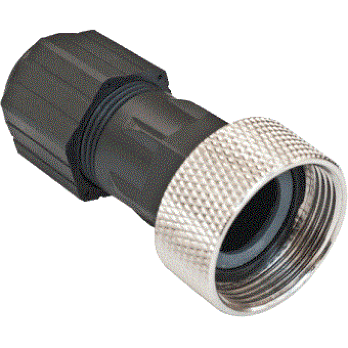 Ответная часть защищенного разъема M30 MOXA A-PLG-WPM30IP67-01