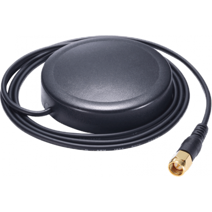 ANT-LTE-OSM-03-3m BK Многодиапазонная антенна с диапазоном частот 700-2700 МГц MOXA Черный Пластик ANT-LTE-OSM-03-3M-BK