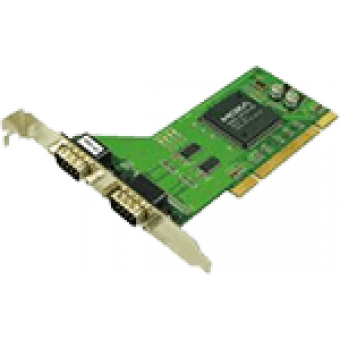 2-портовая плата RS-232 для шины Universal PCI без кабеля, -40/+85 °C, MOXA 80х120 Бескорпусное исполнение CP-102U-T