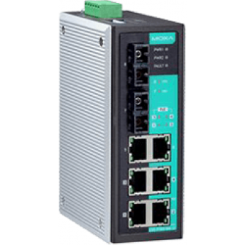 MOXA EDS-P308-MM-SC Неуправляемый коммутатор 6 x 10/100BaseTX, 4 из них с функцией Power Over Ethernet (PoE), 2 x 100BaseFX (многомодовое оптоволокно) (00-06011785) 0,84 MOXA EDS-P308-MM-SC Неуправляемый коммутатор 6 x 10/100BaseTX, 4 из них с функцией Power Over Ethernet (PoE), 2 x 100BaseFX (многомодовое оптоволокно) (00-06011785) 0,84