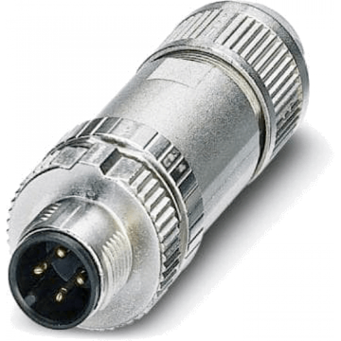 4-контактный разъем M12 A-coded "папа", Phoenix Contact, защита IP67 MOXA M12A-4PMM-IP67