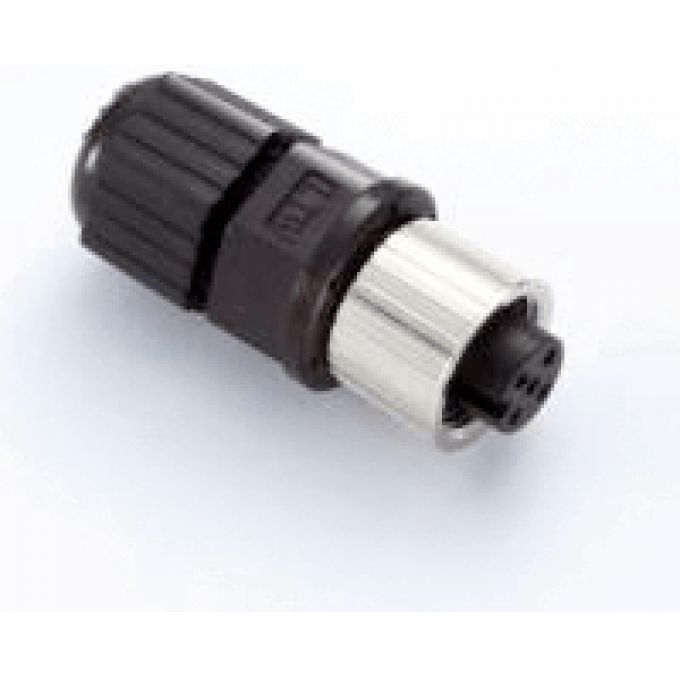 5-контактный разъем M12 A-coded "мама", защита IP68 MOXA 250 В 4 А M12A-5P-IP68