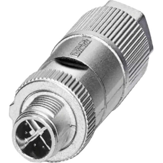 8-контактный разъем M12 X-coded "папа", Phoenix Contact, защита IP68 MOXA 10 Гбит/с (Ethernet) M12X-8PMM-IP68