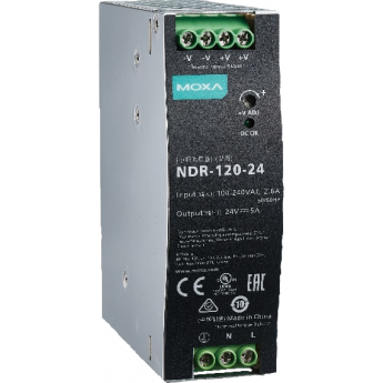 NDR-120-24 Блок питания 40x126x114 металл MOXA