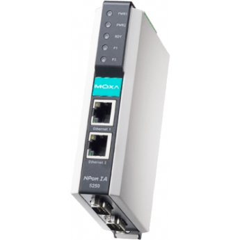 NPort IA5250I 2-портовый преобразователь RS-232/422/485 в Ethernet с изоляцией 2 кВ MOXA 0,38 NPort IA5250I 2-портовый преобразователь RS-232/422/485 в Ethernet с изоляцией 2 кВ MOXA 0,38