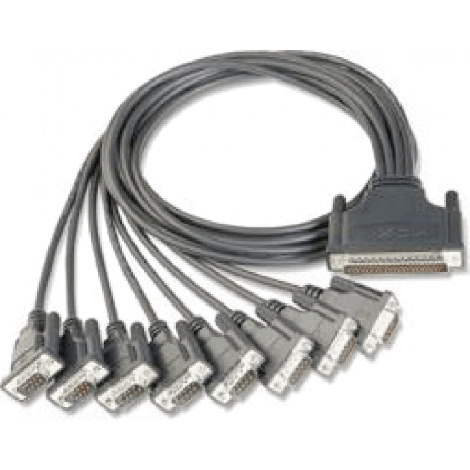 Opt-8D (CBL-M62M9x8) Разветвительный кабель для 8-портовых плат ISA, PCI, Universal PCI, разъем DB9 "папа" MOXA OPT-8D-(CBL-M62M9X8)