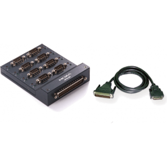 OPT8-M9 Разветвительная коробка для 8-портовых плат ISA, PCI, Universal PCI, разъем DB9 "папа" MOXA 90х110х27 90х110х27 мм