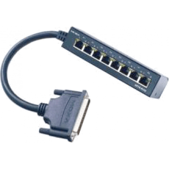 OPT8-RJ45+ Разветвительная коробка для 8-портовых плат PCI Express, разъем RJ45 MOXA 152,8х32,8х32 152.8x32.8x32 мм